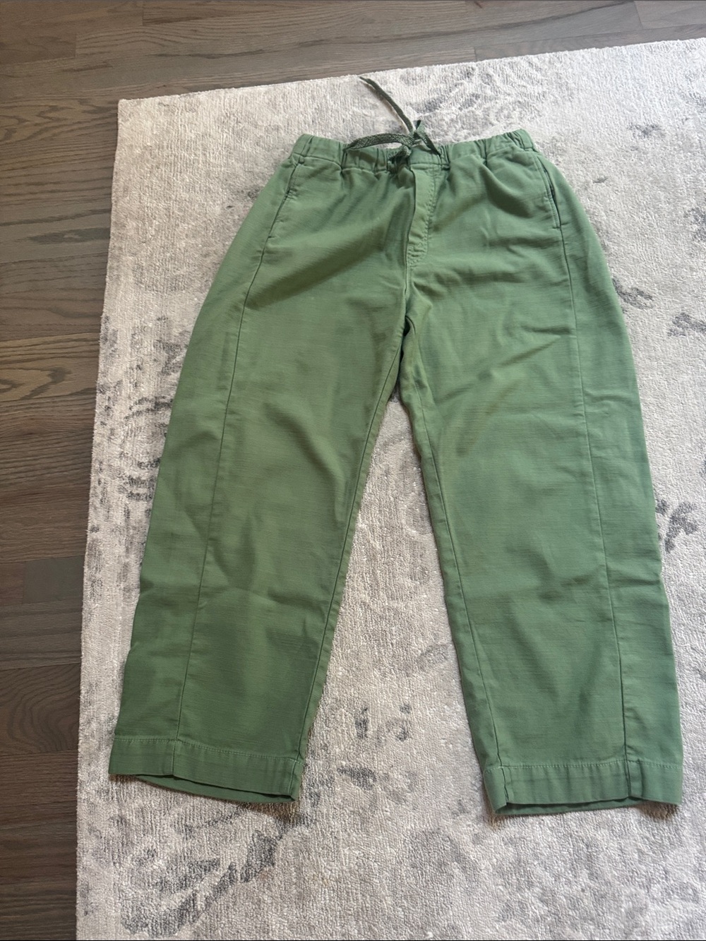 MOTHER Green Half Pipe Ankle Pants
